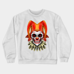 Clown skull artwork Crewneck Sweatshirt